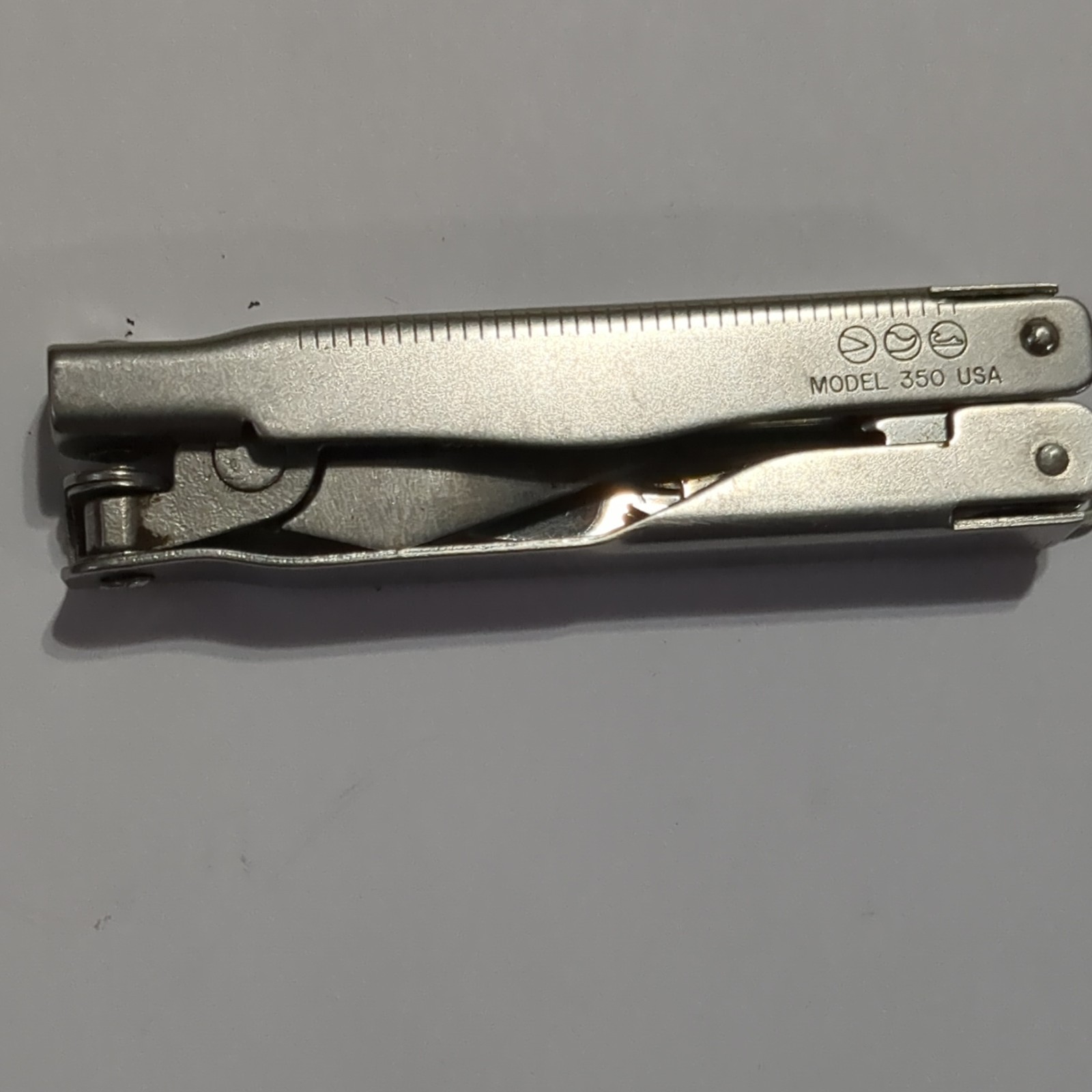 Buck Knives 350 Minibuck Tool Multi-Tool Stainless Steel Silver Plier Knife File