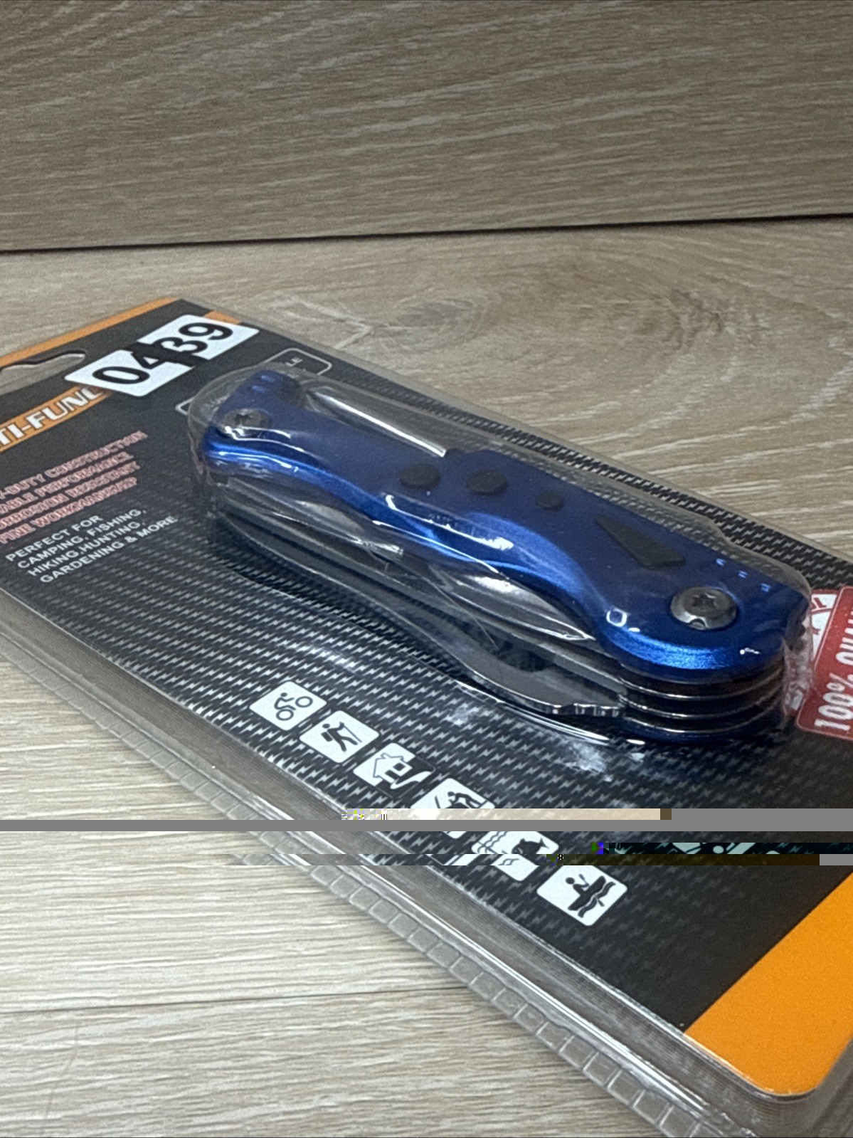 9-in-1 Multifunction Tool Folding Pocket Knife Stainless Steel