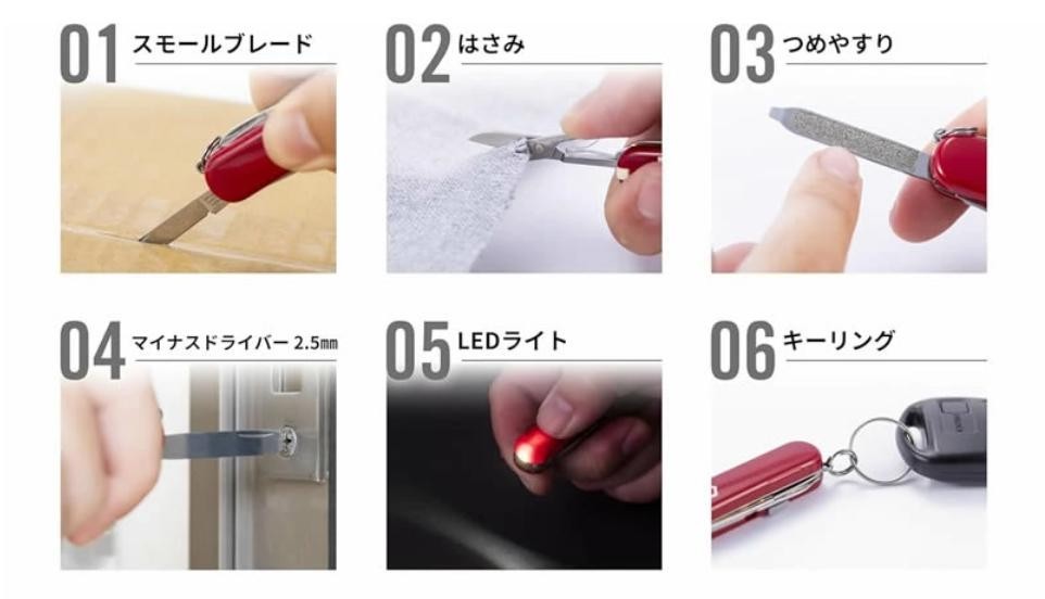 Victorinox Signature Lite Rescue Tool Glow in the Dark Whistle 9 Functions Japan