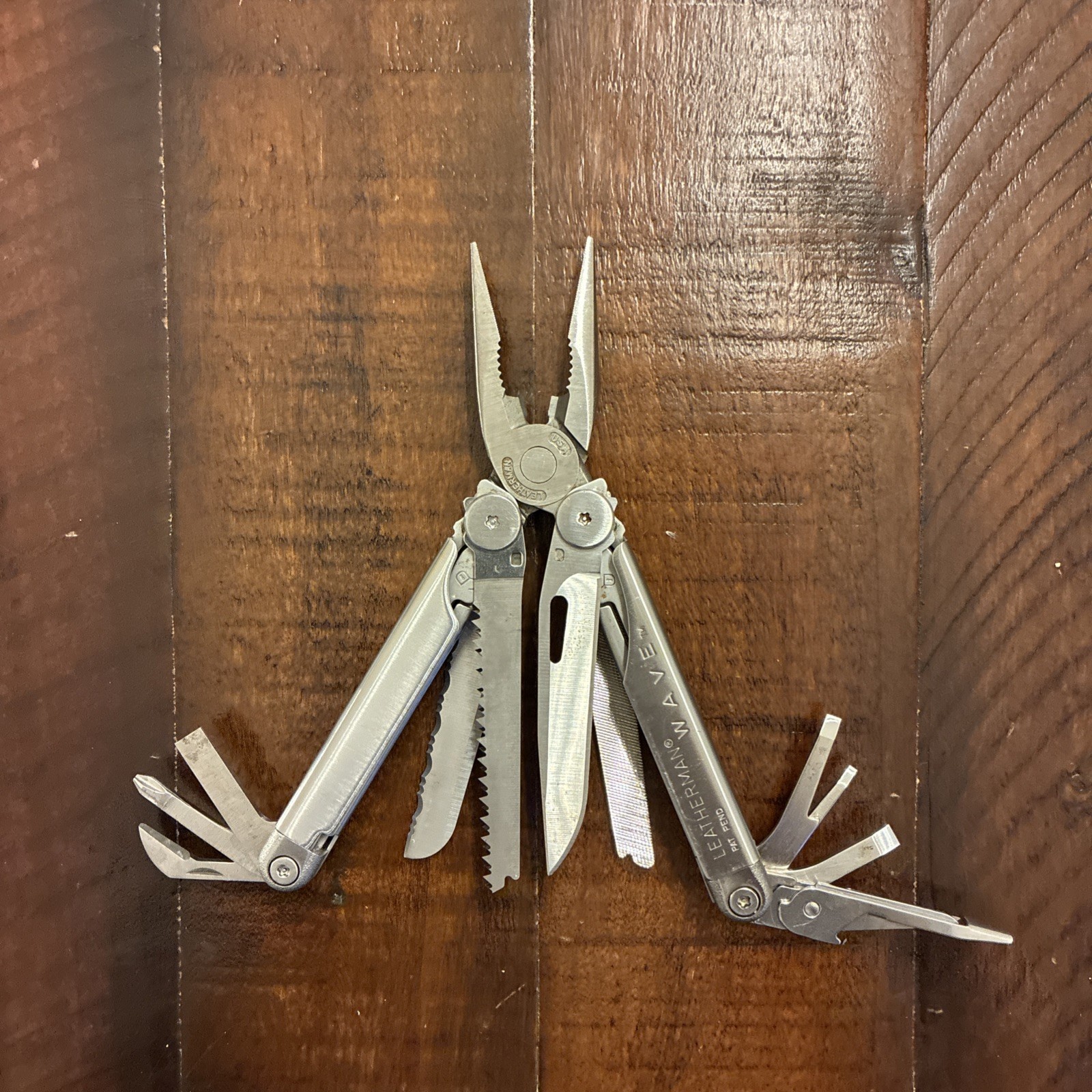 Leatherman Wave Pat Pend USA w/ Sheath Multitool 09/00 Discontinued Very Good