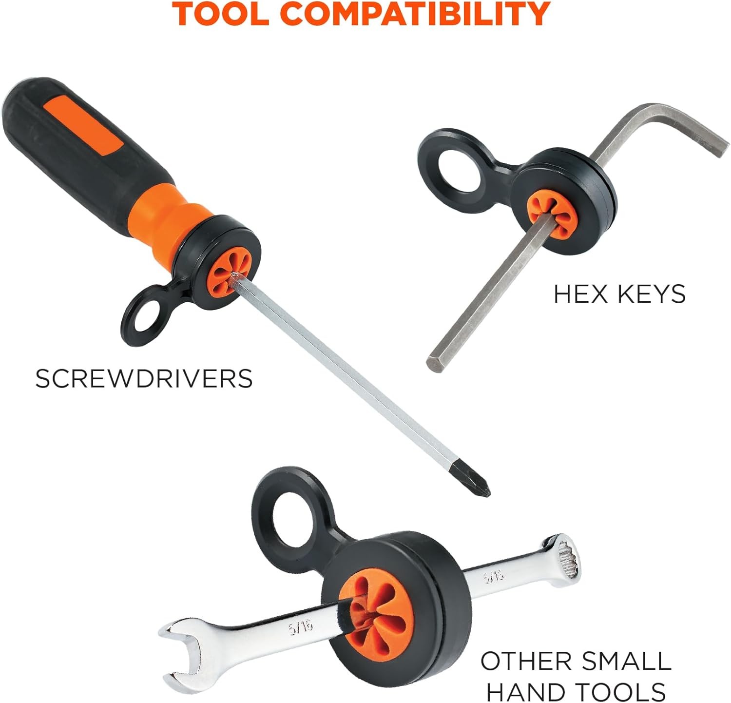 Attachment Slips, Easy Slide On Design, Connects to Tool
