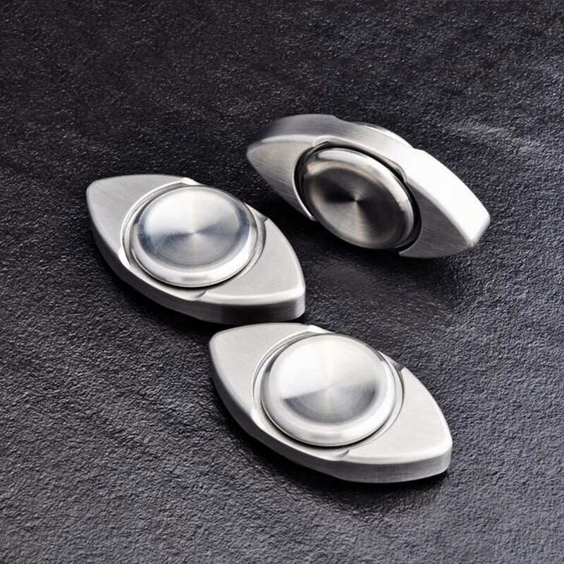 EDC Focus Stress Relievers Stainless steel Fidget Hand Spinner Finger Gyro Toys