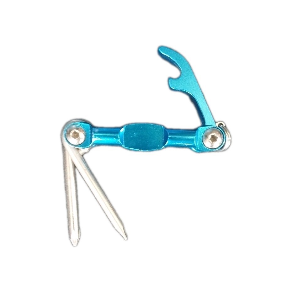 Key Chain Pocket Multi-tool Bottle Opener Screw Driver Set