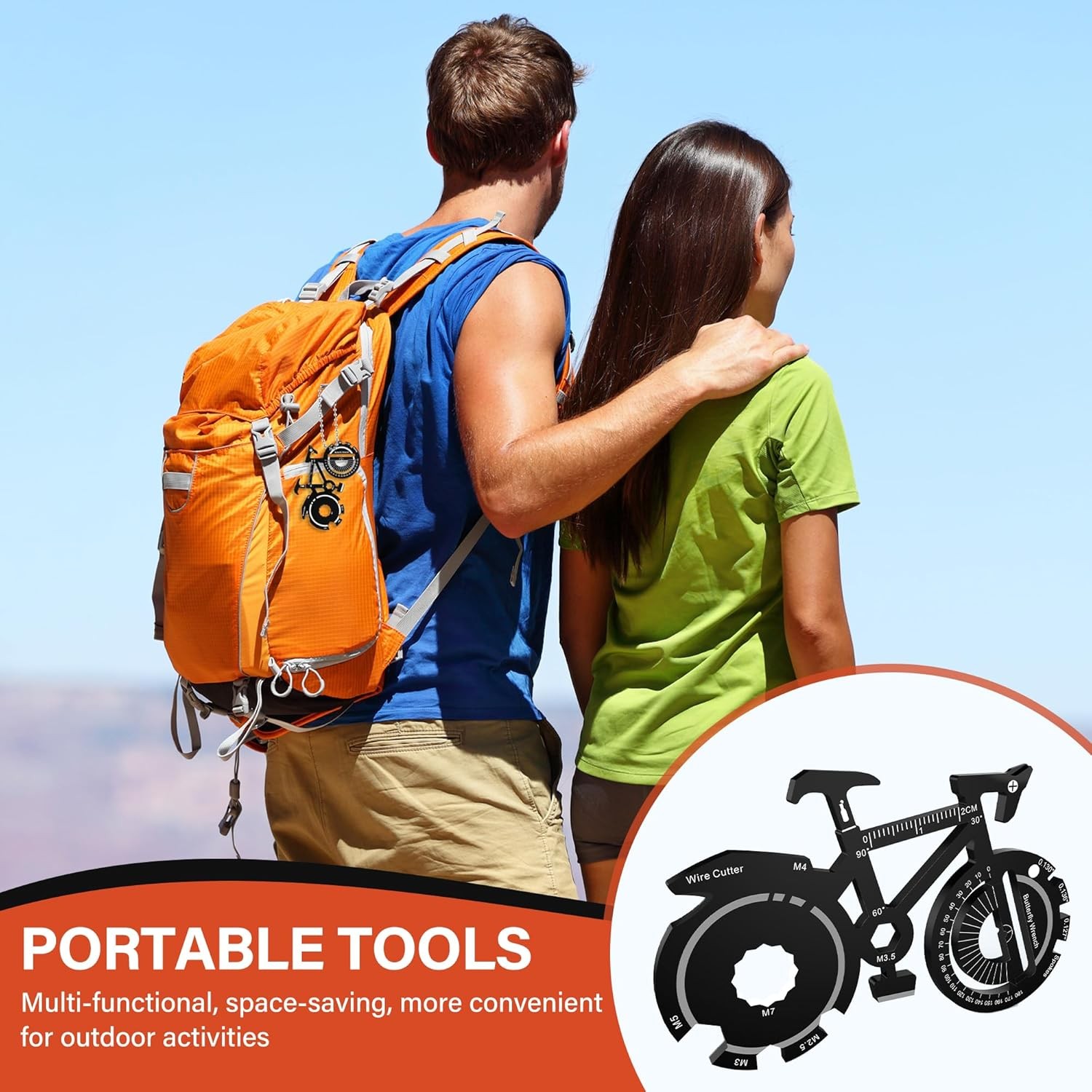 Fun Mens Gifts EDC Multitool – Unique Men Birthday Bike Gift, Novelty Christmas