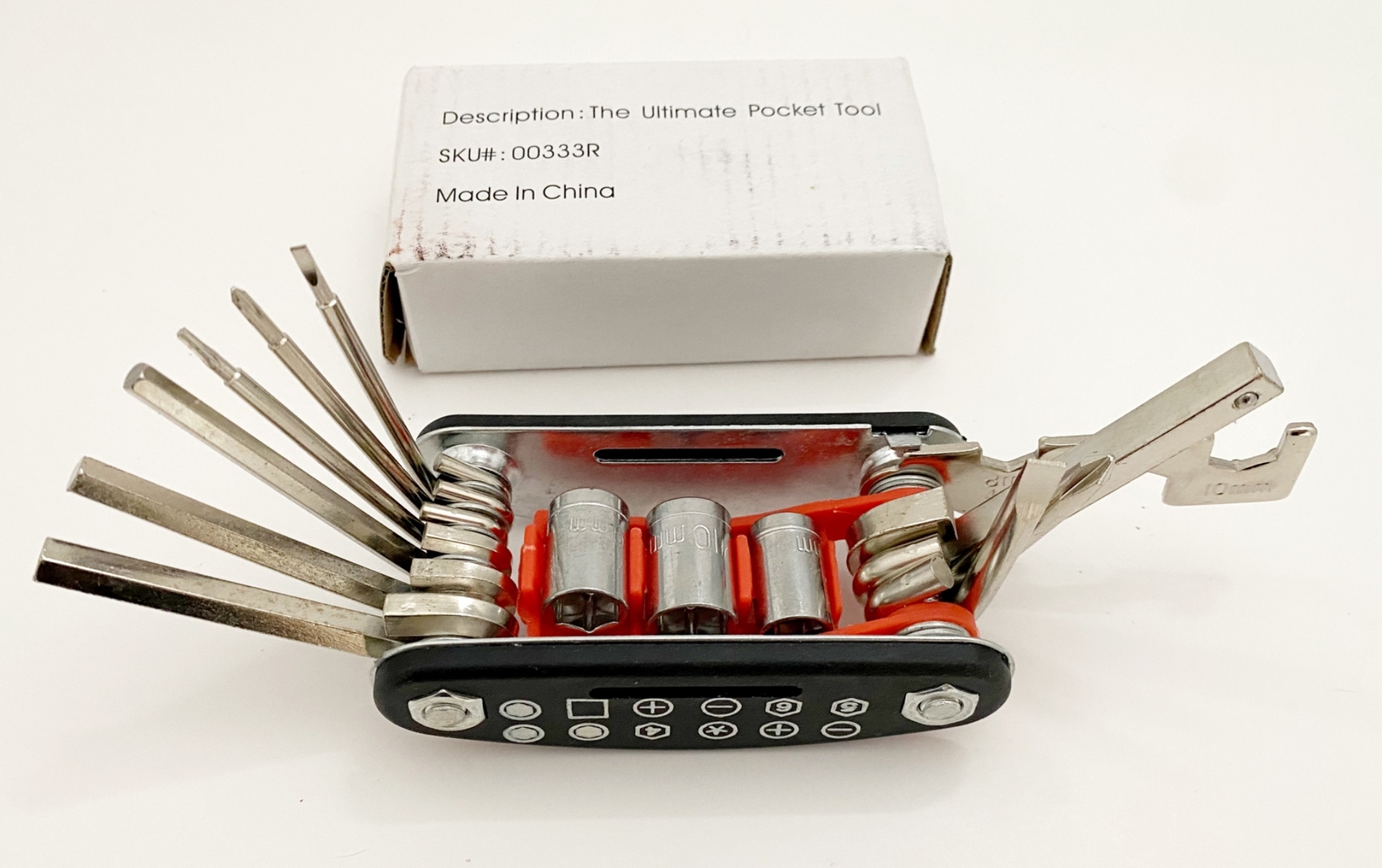 New In Package Handy On the Go Ultimate Pocket Tool 10 in 1 With sockets
