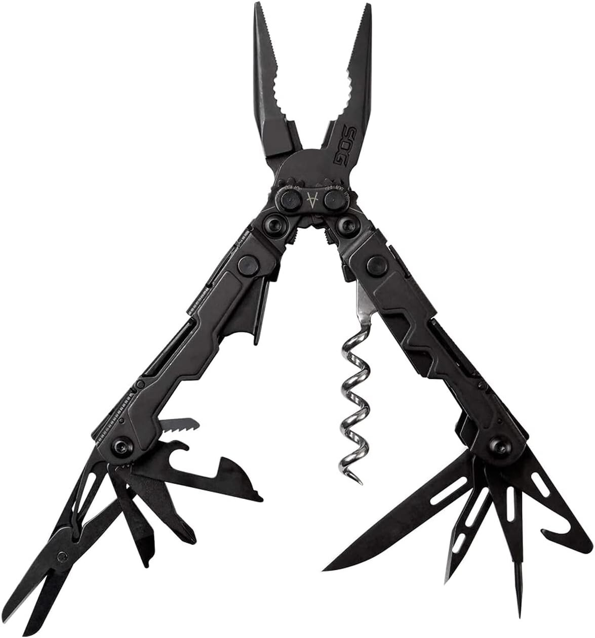 ✅ SOG Powerlitre Multi Tool Pliers Wire Cutter Scissors Rulers Openers Corkscrew