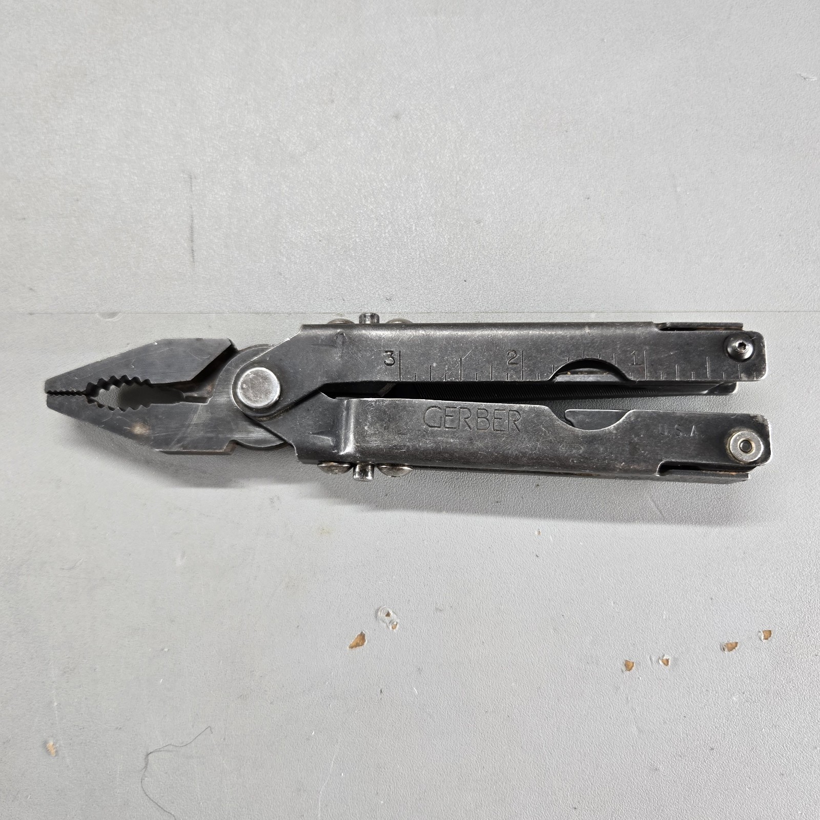 Vintage USA Gerber MultiTool Blunt Pliers Patent #5142721-#5212844 Stainless