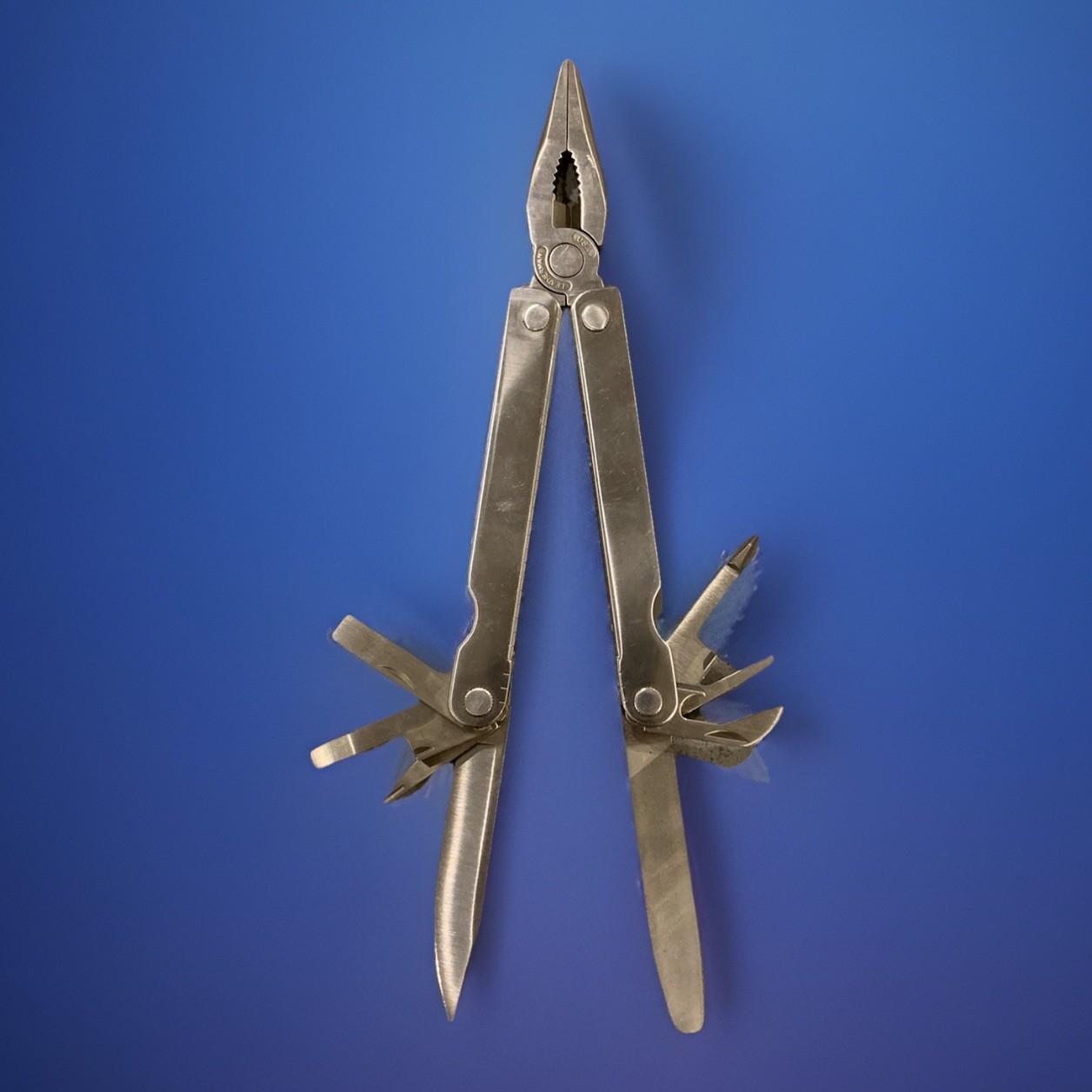Vintage Original and Micra Leatherman Multi-Tool Set of Two (2) Stainless Steel