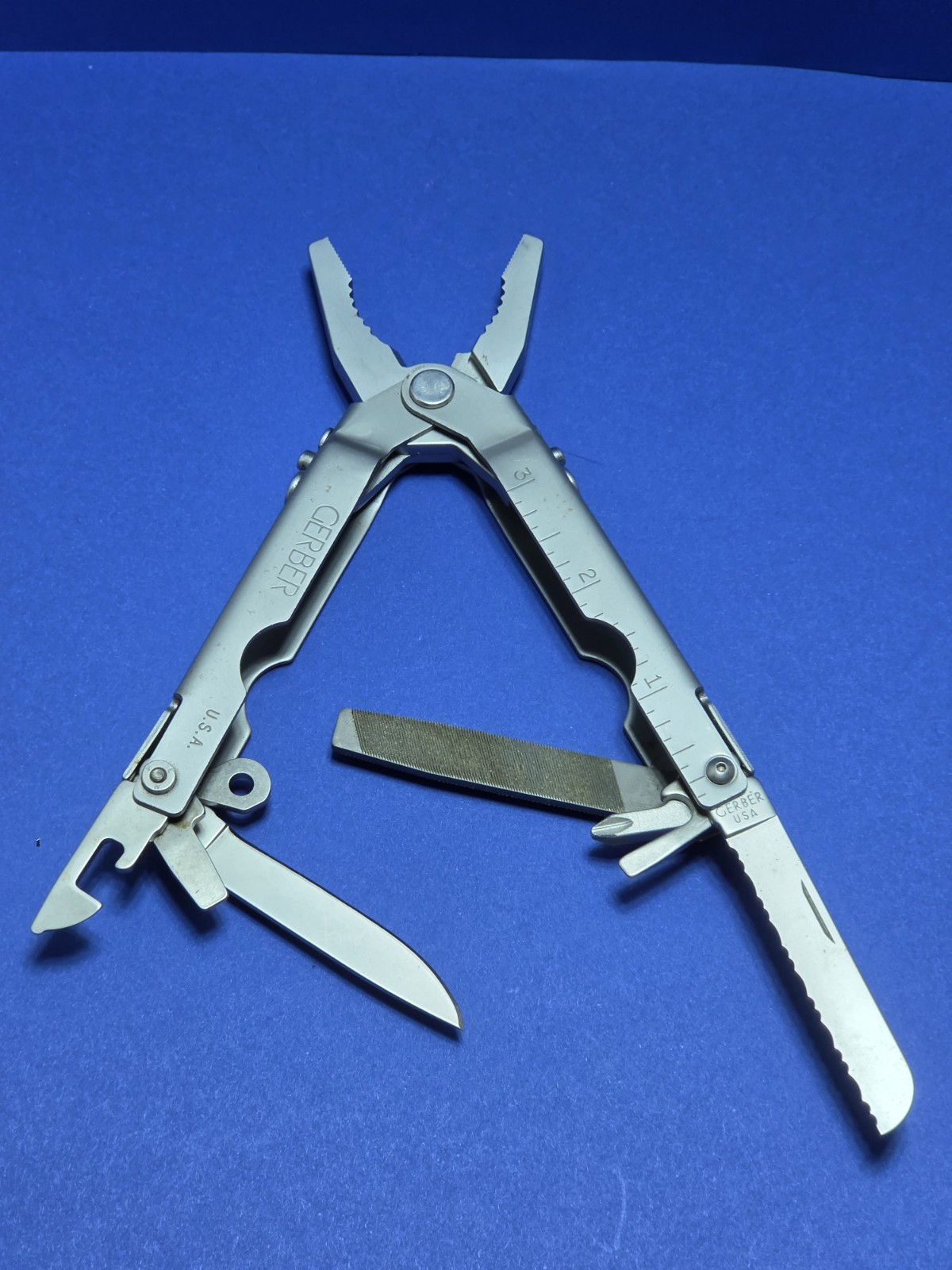 Gerber Multi-Plier Retractable Mr Pinchy Jaws MP600 w/Sheath 1991 Retired Rare