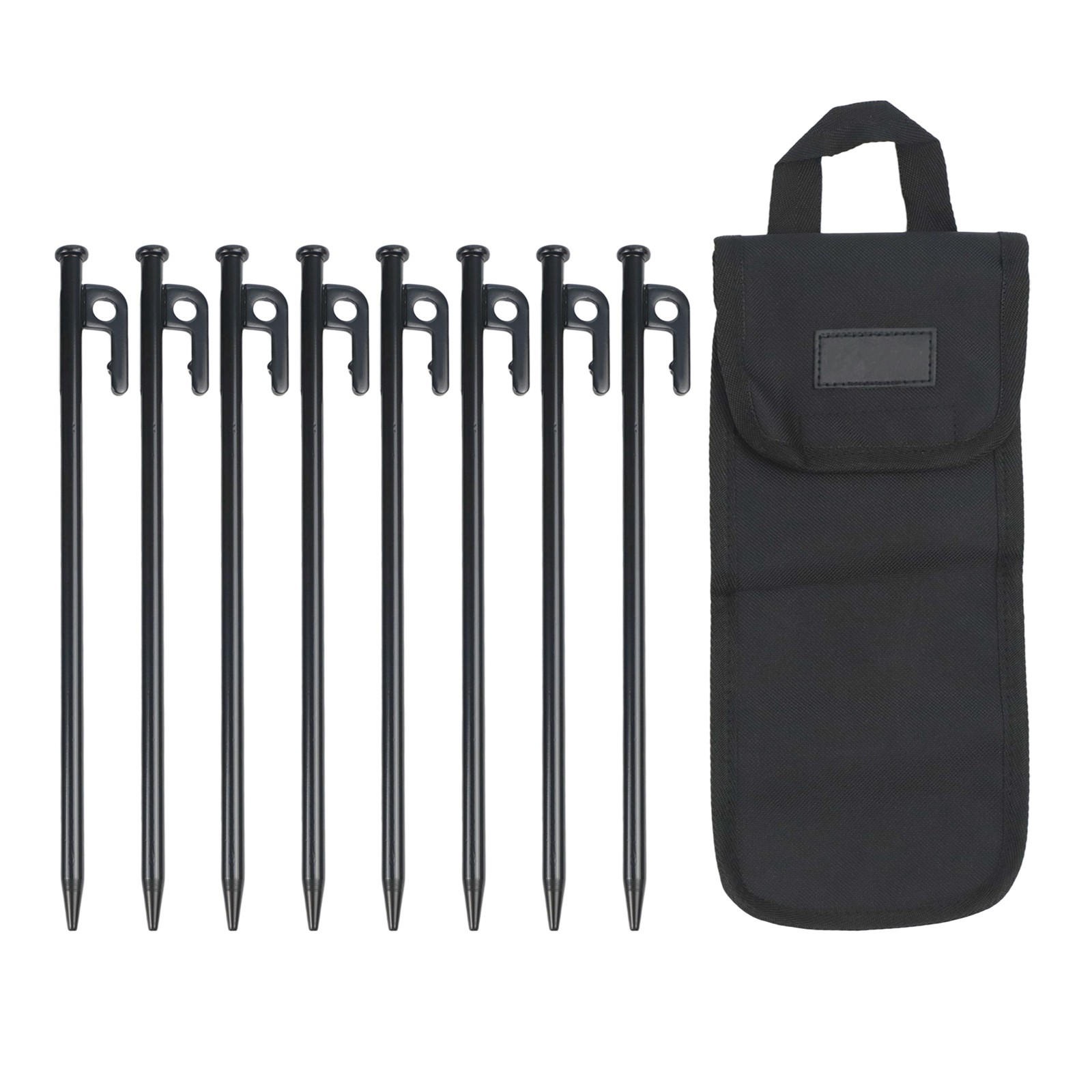 Ergonomic 30CM Tent Stakes for Simple Installation and Removal 8 Pieces