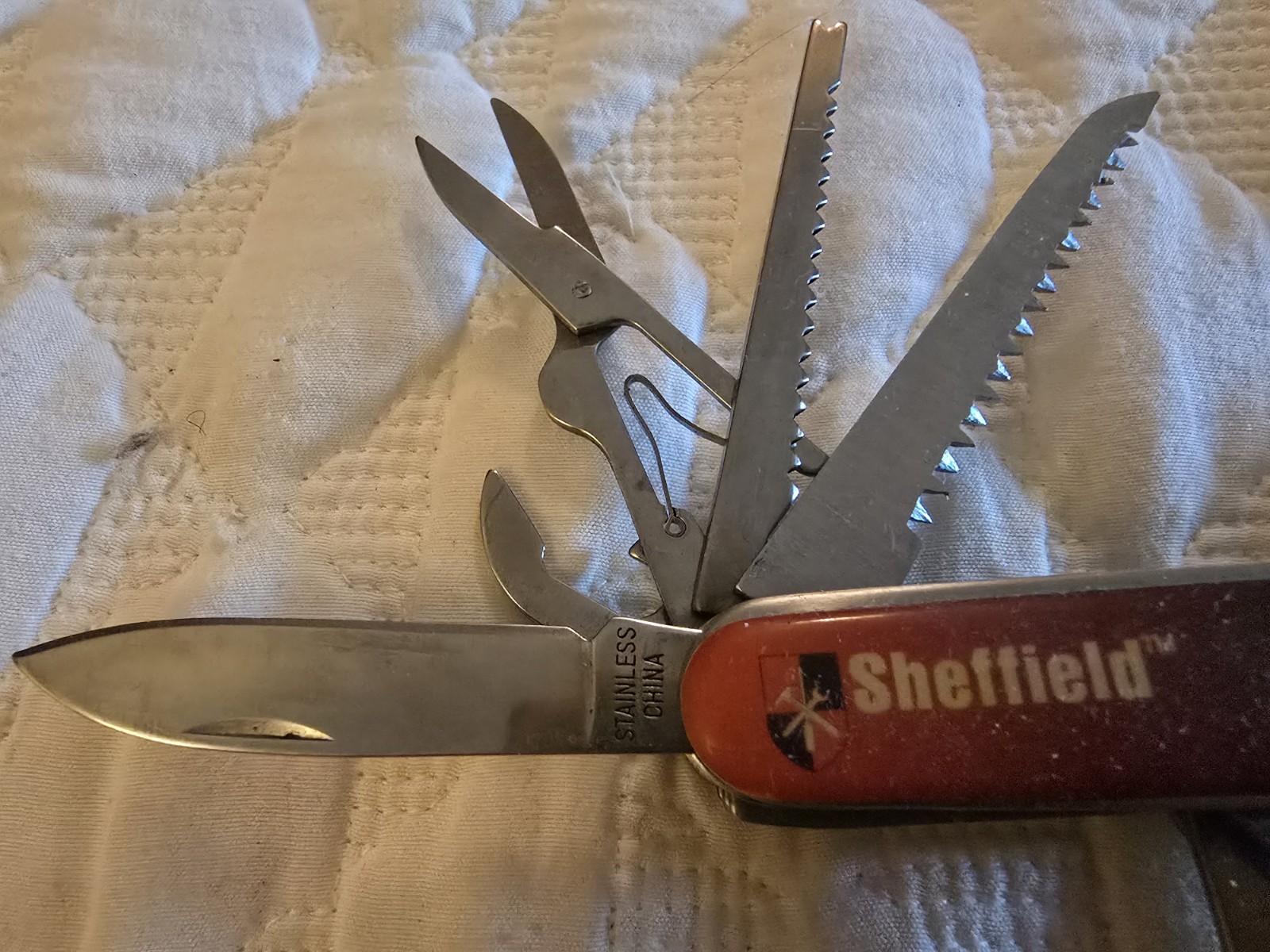 Sheffield Multitool Set 4 Piece Missing 2 Pieces Stainless Steel Original Box