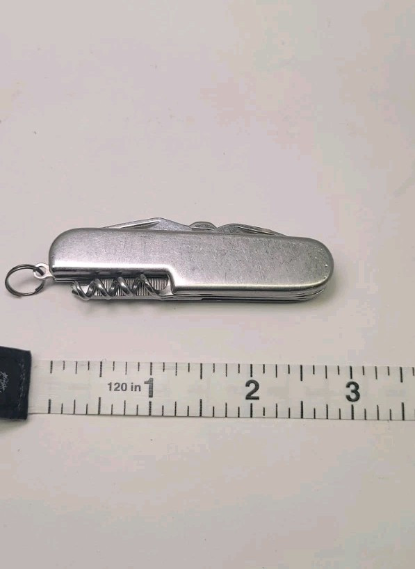 Vintage Stainless Steel Multi Tool Pocket Knife Swiss Type