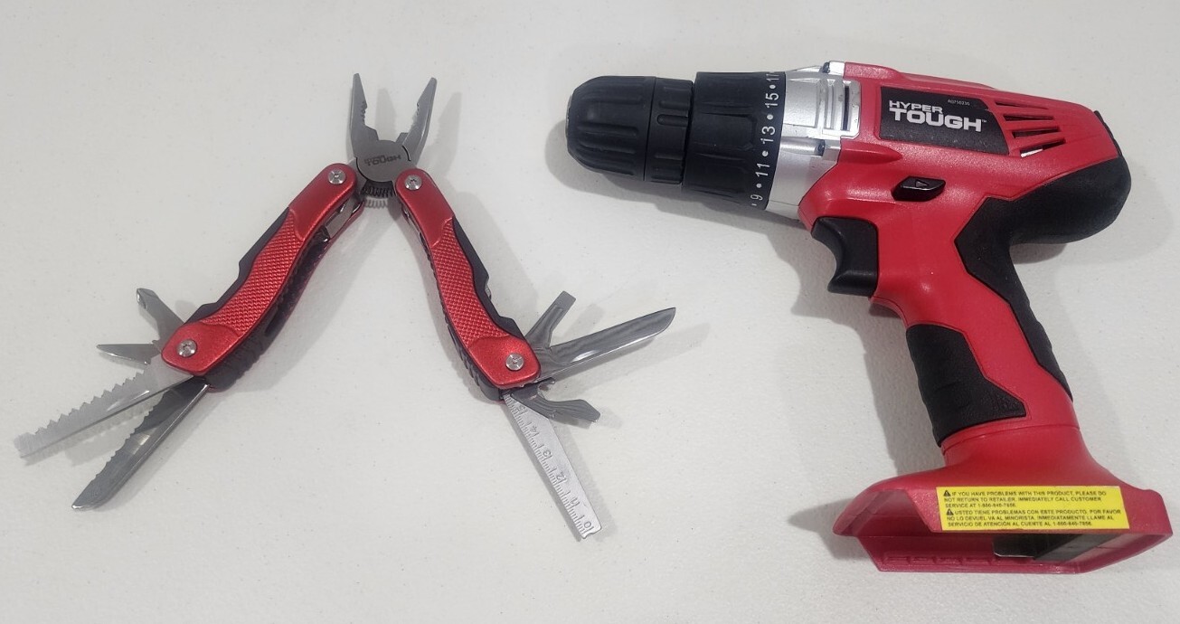 Hyper Tough Multi Tool & 18v Cordless Drill