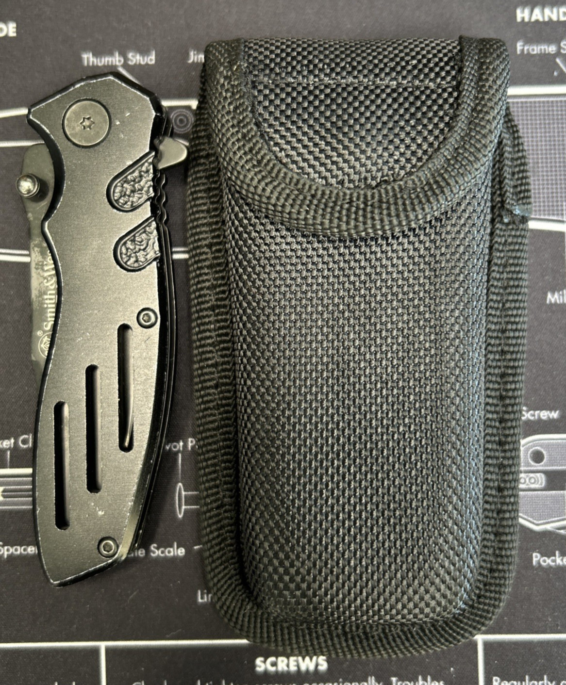 Multi Tool Pliers & Pocketknife Lot of 2 Stainless W/Sheat Camping EDC VGUC