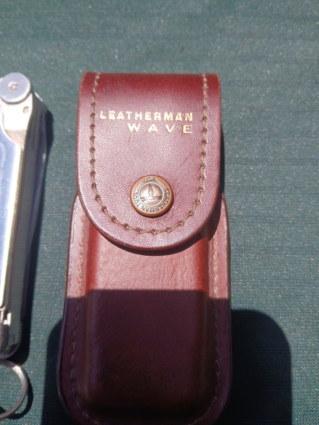 OG Leatherman Wave Multi Tool w/ Brown Leather Case Minty (H)