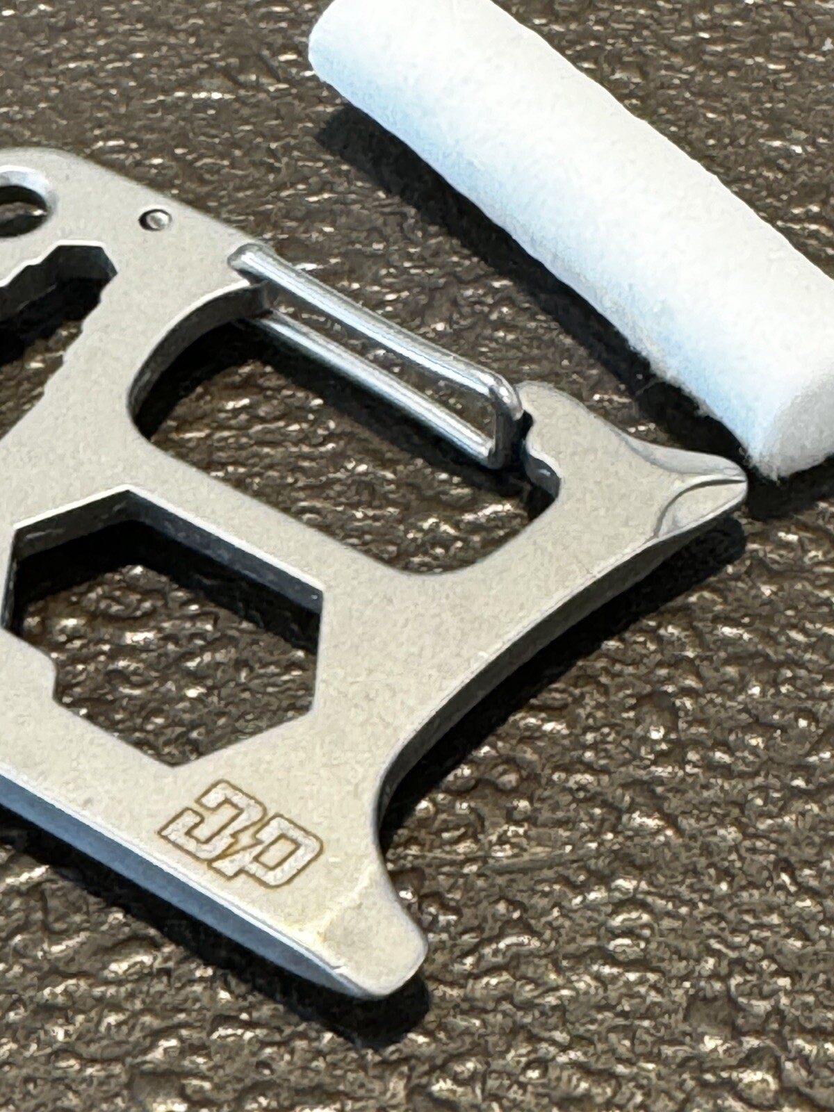DP Multitool Carabiner With Flint Wheel Fire Starter metal Great Gifts!