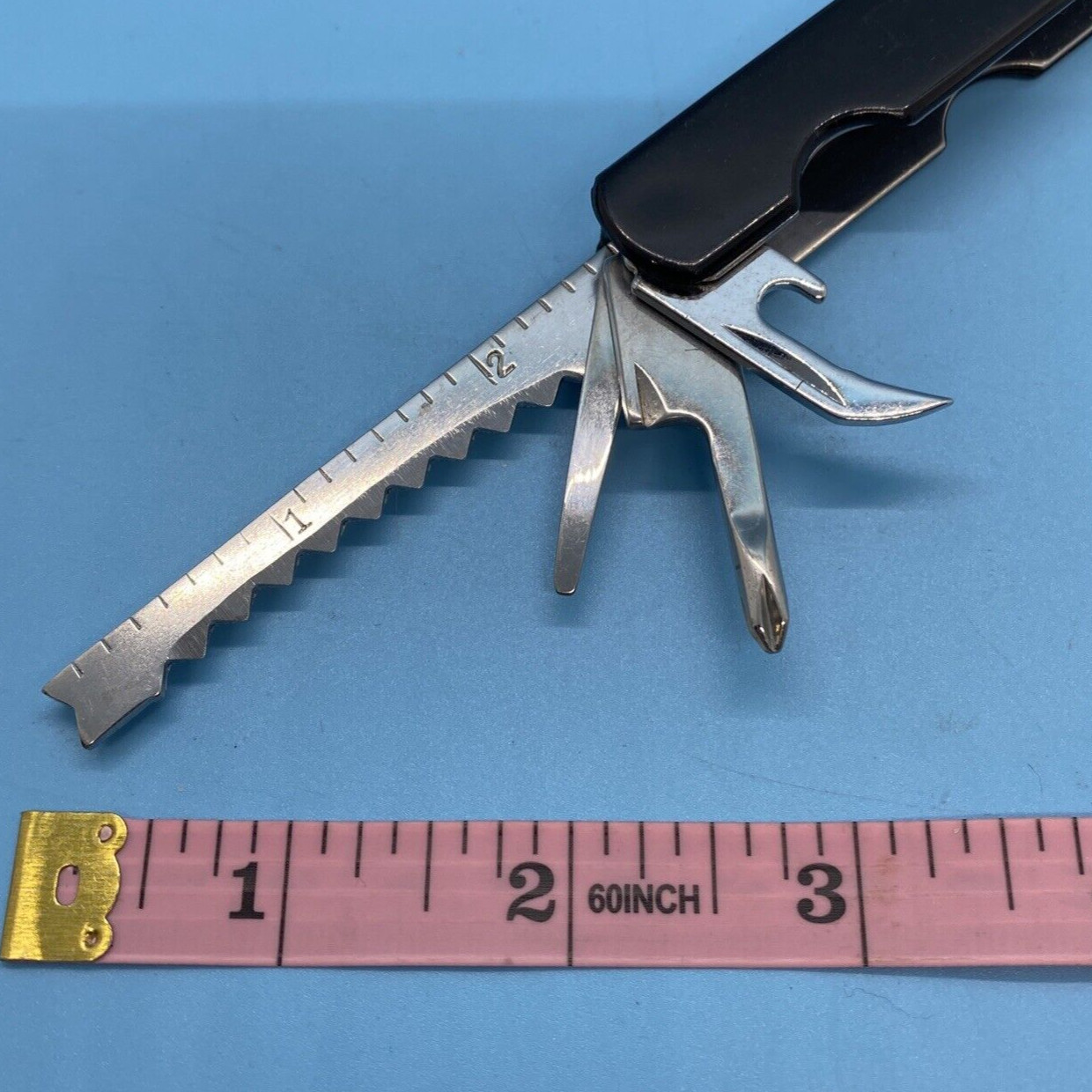 TOTES Multi-Tool 14 in 1 Executive Polished Stainless Medium Folding Case Pouch