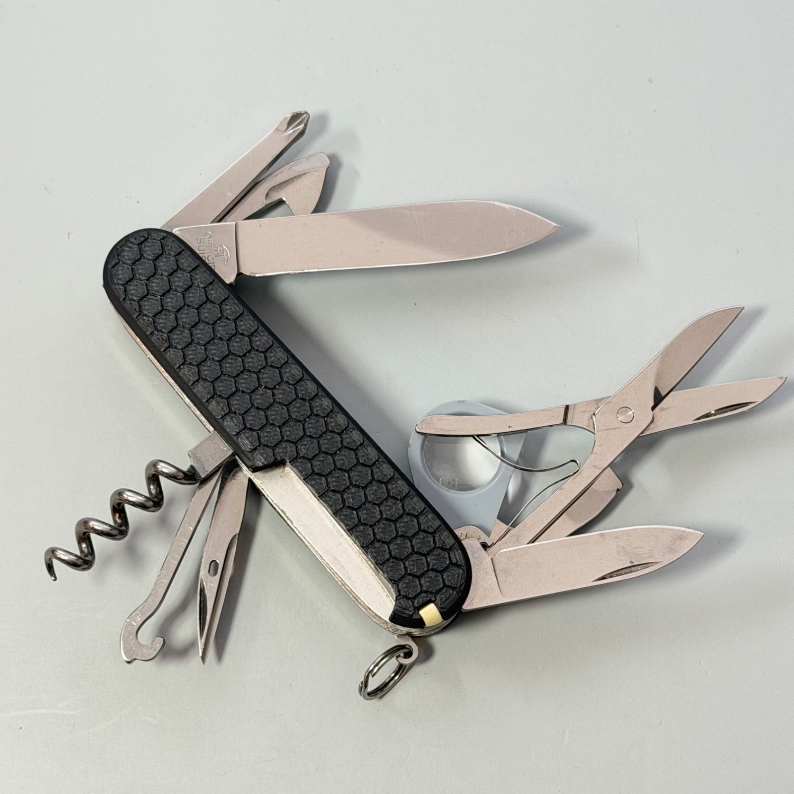 Victorinox Explorer Black Honeycomb Custom Scales