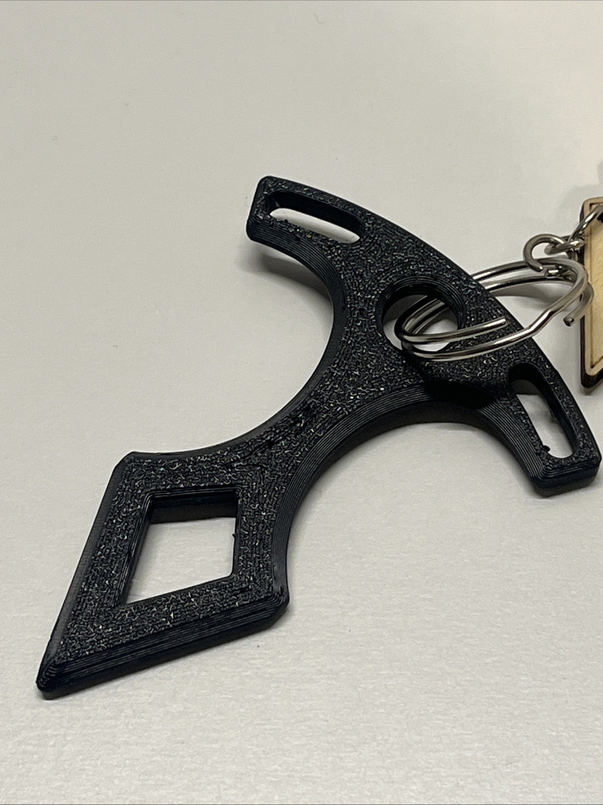 EDC Keychain Boat Anchor Model Tool – Black Undetectable Defense- Free Shipping