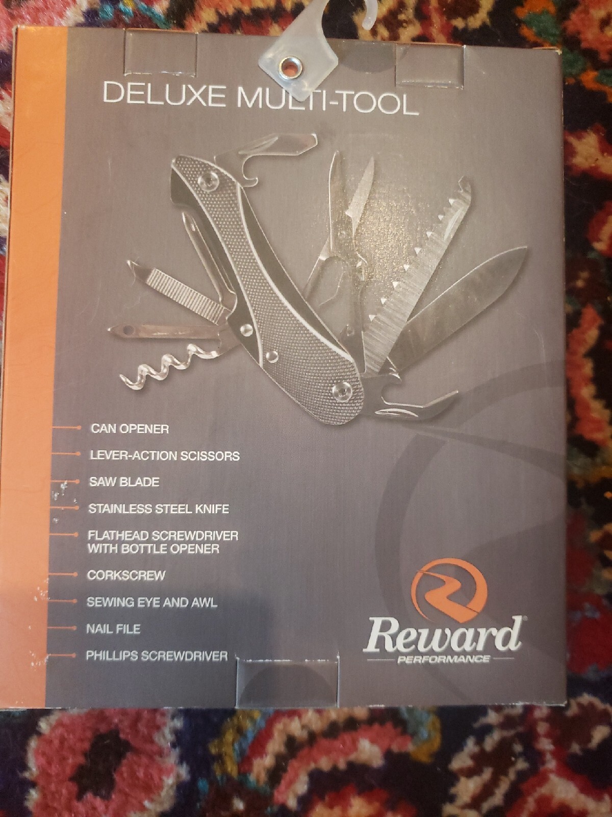 1 DELUXE MULTI TOOL REWARD PERFORMANCE KNIFE. 10 QUICK DEPLOYING TOOLS. GIFT ..