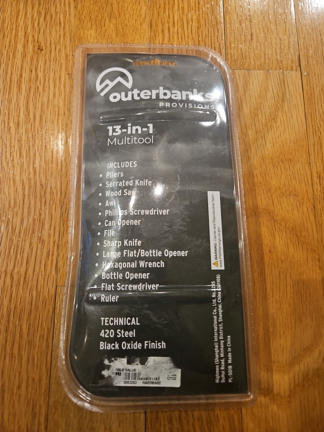 Outbreaks 13-in-1 Multitool Technical 420 Steel Black Oxide Finish
