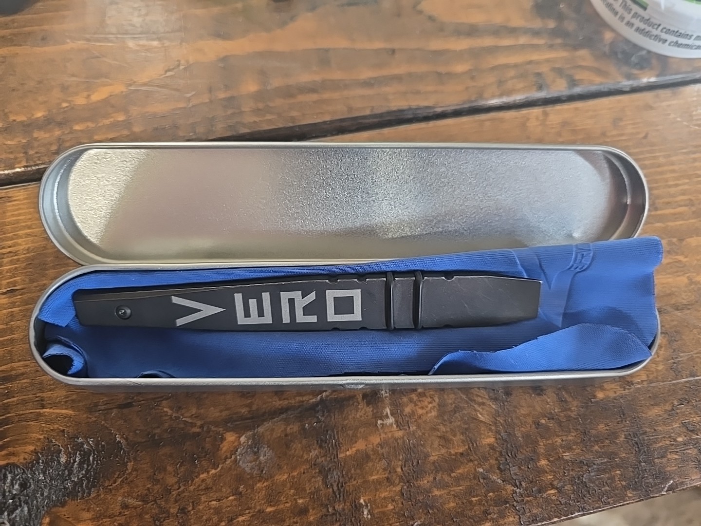 Vero Engineering Fulcrum Full Pocket Tool Pry Bar Blackwashed Limited