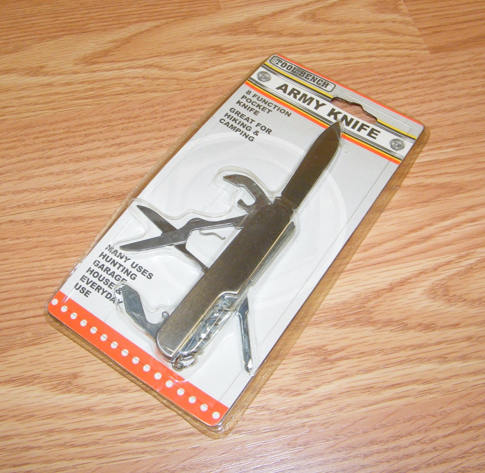 Genuine Tool Bench 8 Function Many Use Pocket / Army Knife Only **NEW-READ**
