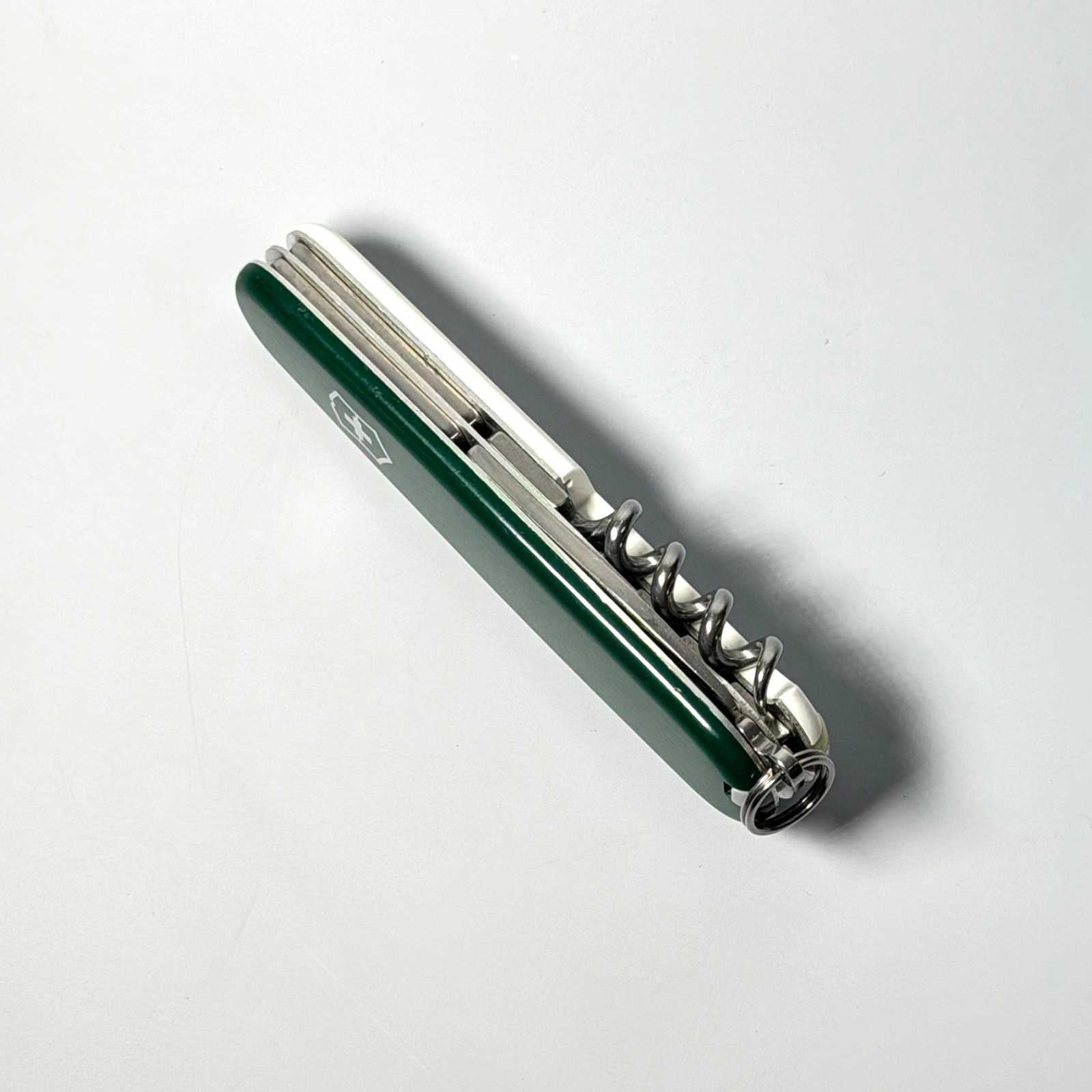 Victorinox Spartan Swiss Army Knife Green/White “Thou Hath Slayed” Advertising