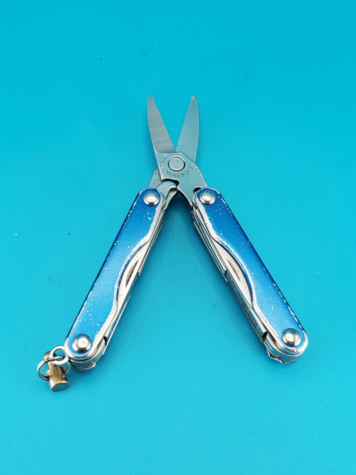 Leatherman Squirt S4 Multi-Tool, Key Ring, Retired, BLUE!