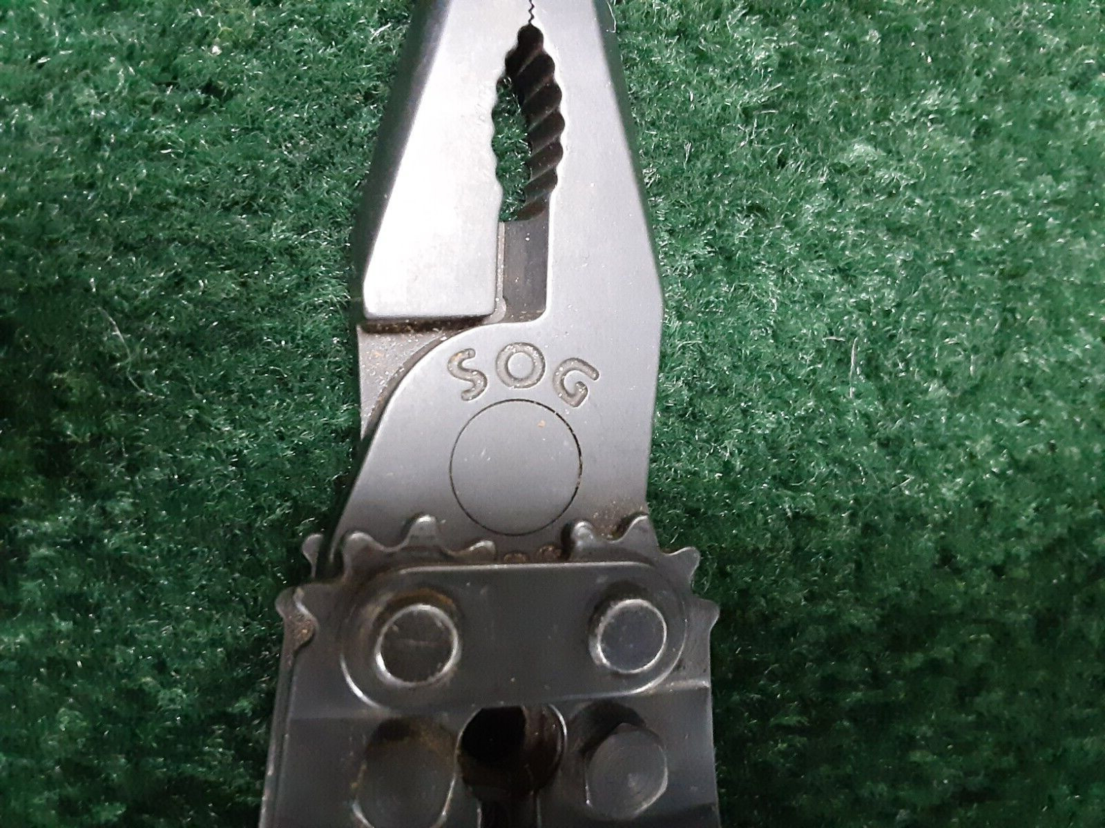 SOG 10 Function Multi Tool w Black Military Finish & Factory Edge