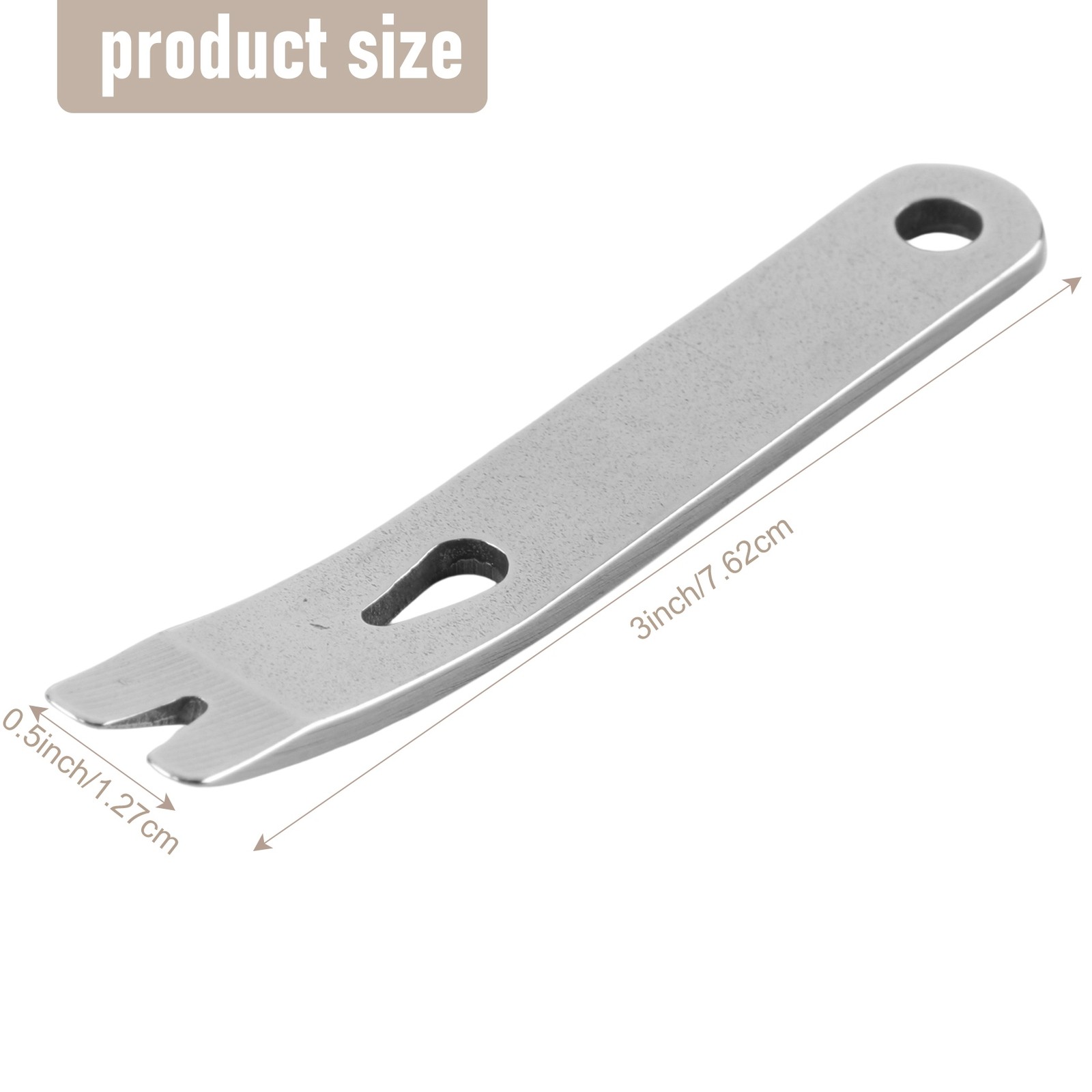 8 Pieces Pry Bar Stainless Steel Flat Bar Multifunction Small Pry Bar 6883