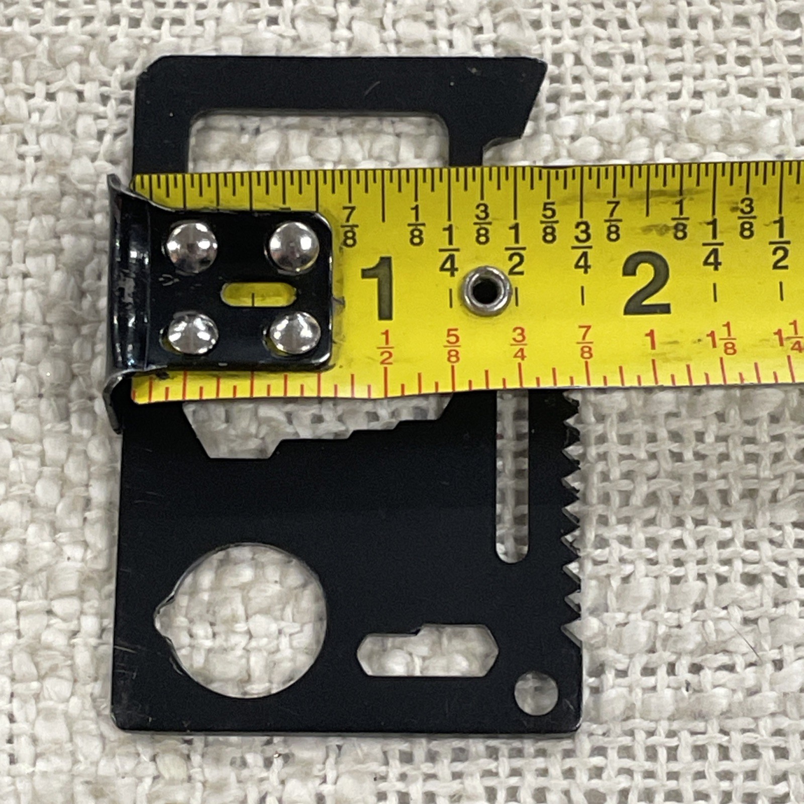 Stainless Steel Small EDC Pocket Sized Survival Camping Credit Card Tool