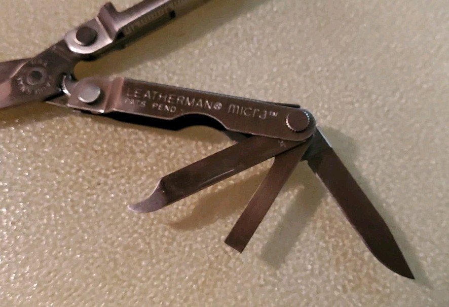 Vintage Leatherman Original Micra New In Box With Original User Guides 3M Ad.