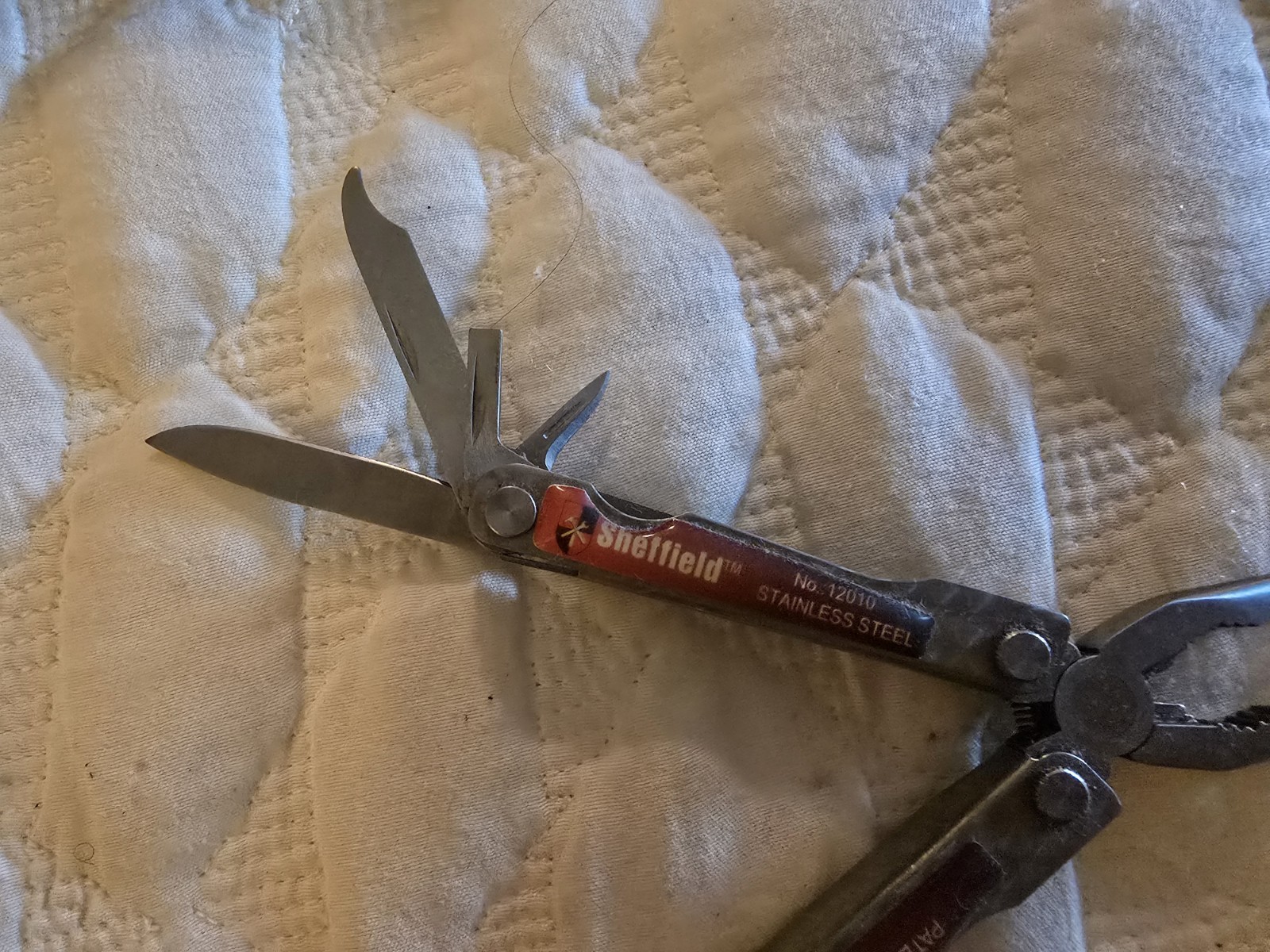 Sheffield Multitool Set 4 Piece Missing 2 Pieces Stainless Steel Original Box