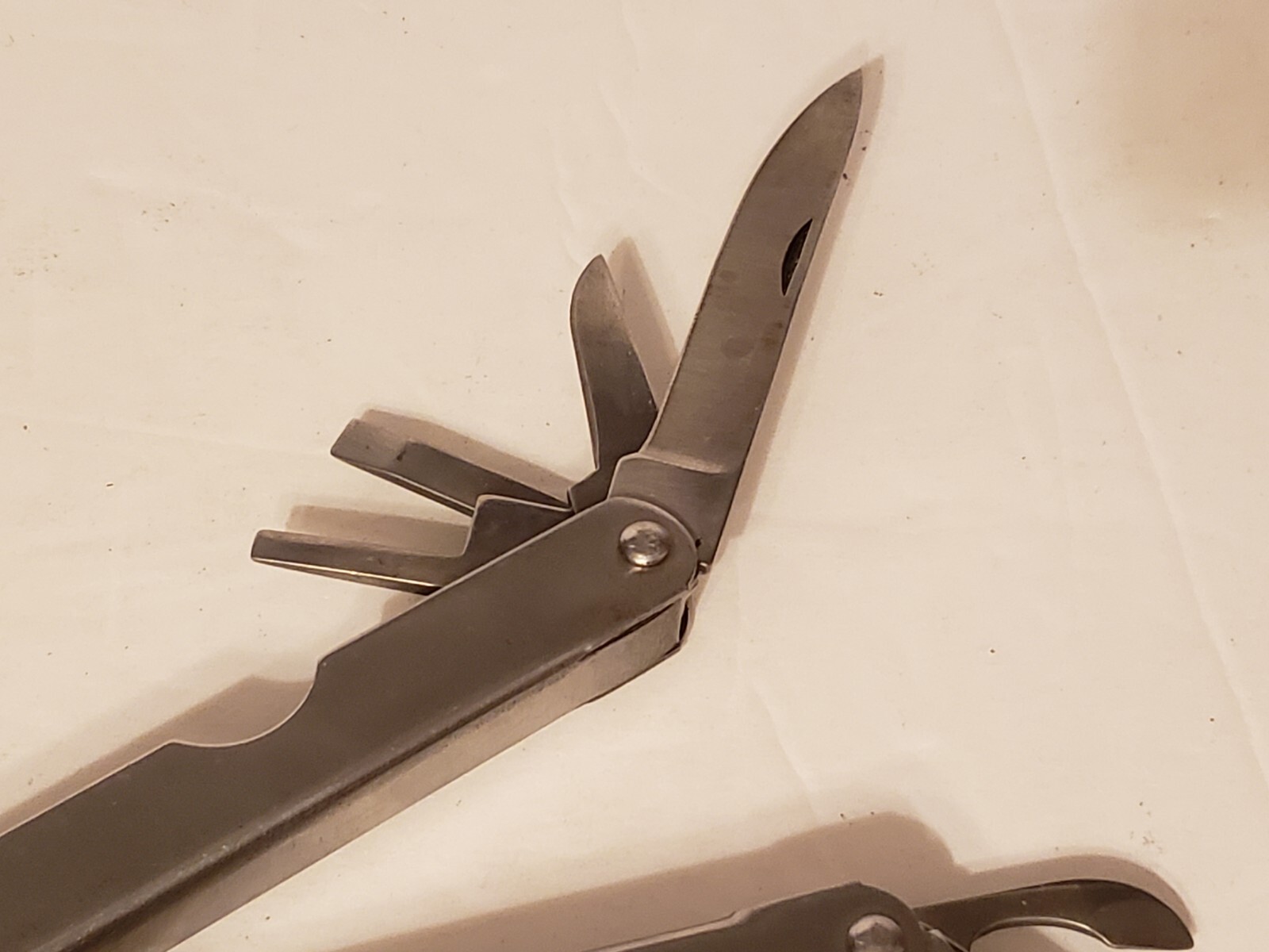 Alltrade Branded Folding Multi Tool With Sheath Pliers Knives Screw Driver Saw
