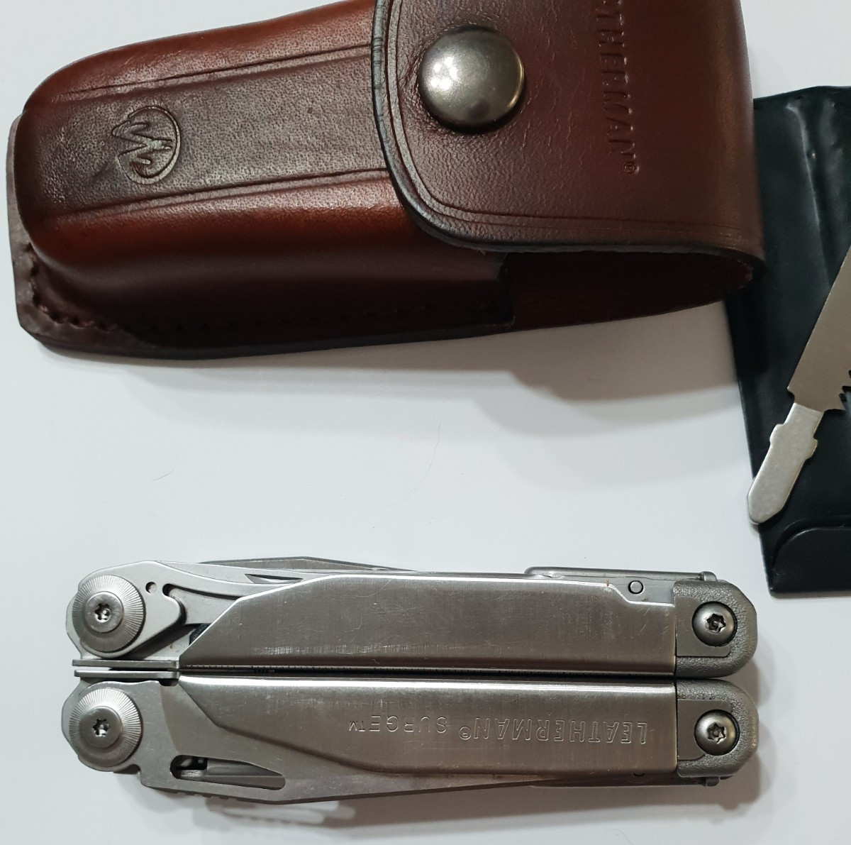 🔥🔥🔥 Leatherman Surge Gen1 Large Leather Sheath Retired Collectable Very Rare
