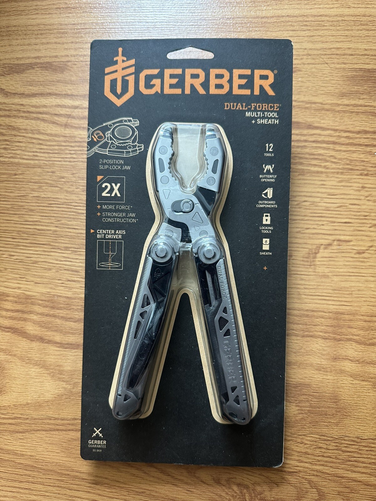 ~~Gerber Dual-Force Multi-Tool Pliers Black (12-in-1) NEW