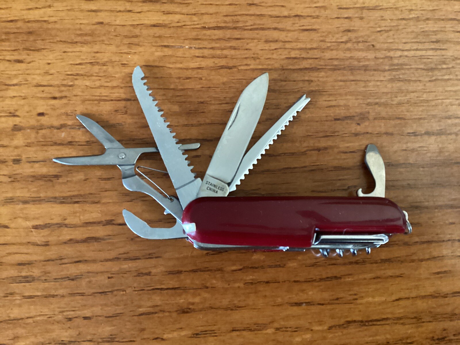 Swiss Foldable Style Pocket Knife Multi Tool Plus A Mini Version New Open Box