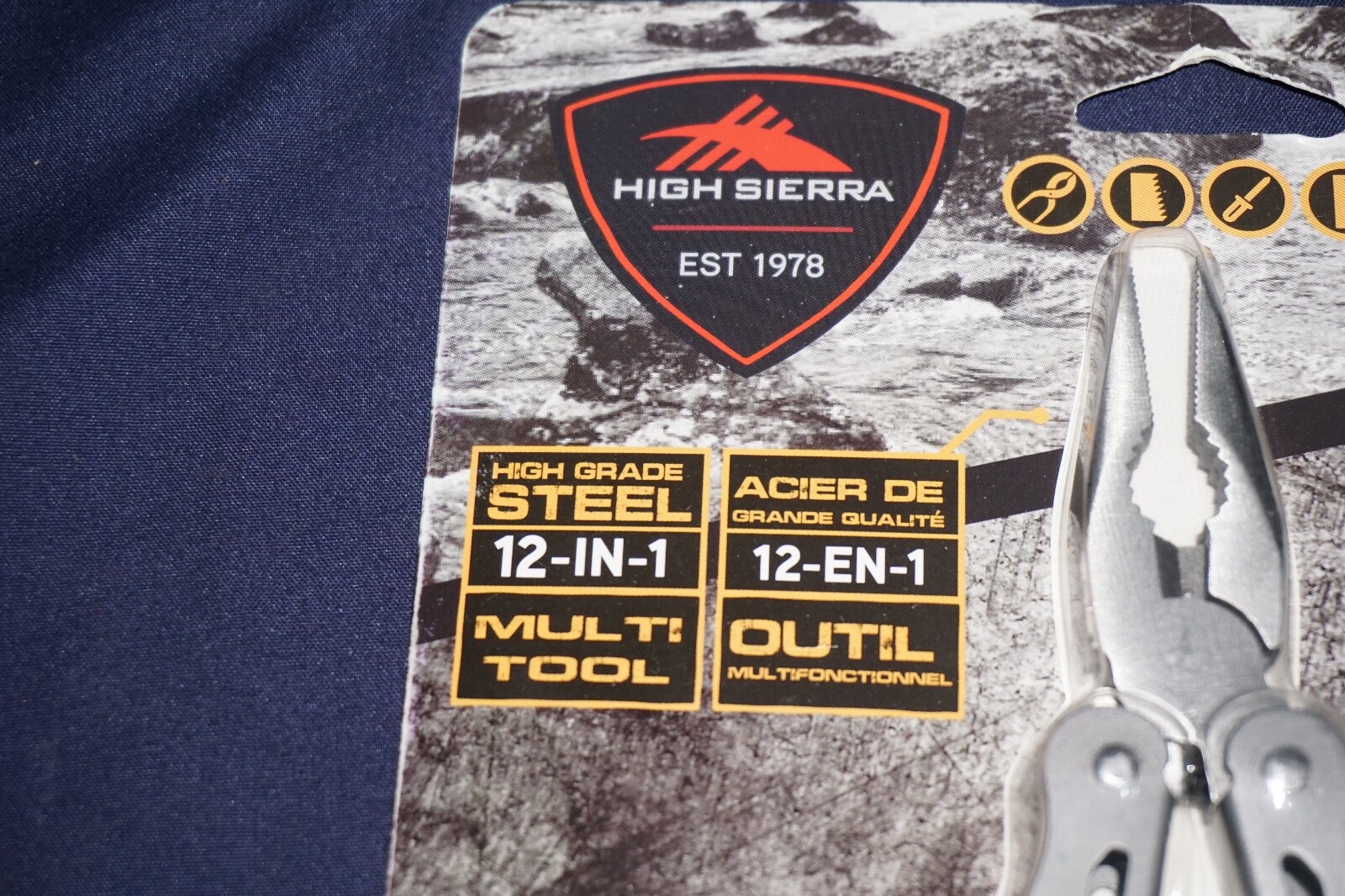 HIGH SIERRA 12-IN-1 MULTI-PLIERS TOOL + 11-IN-1 COMPACT TOOL STAINLESS STEEL