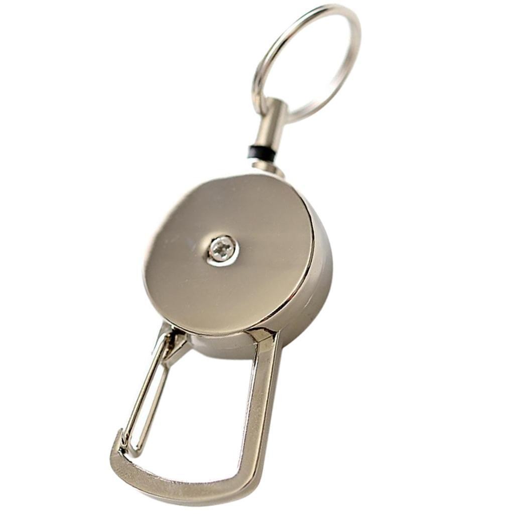 Metal Retractable Key Chain KeyRing