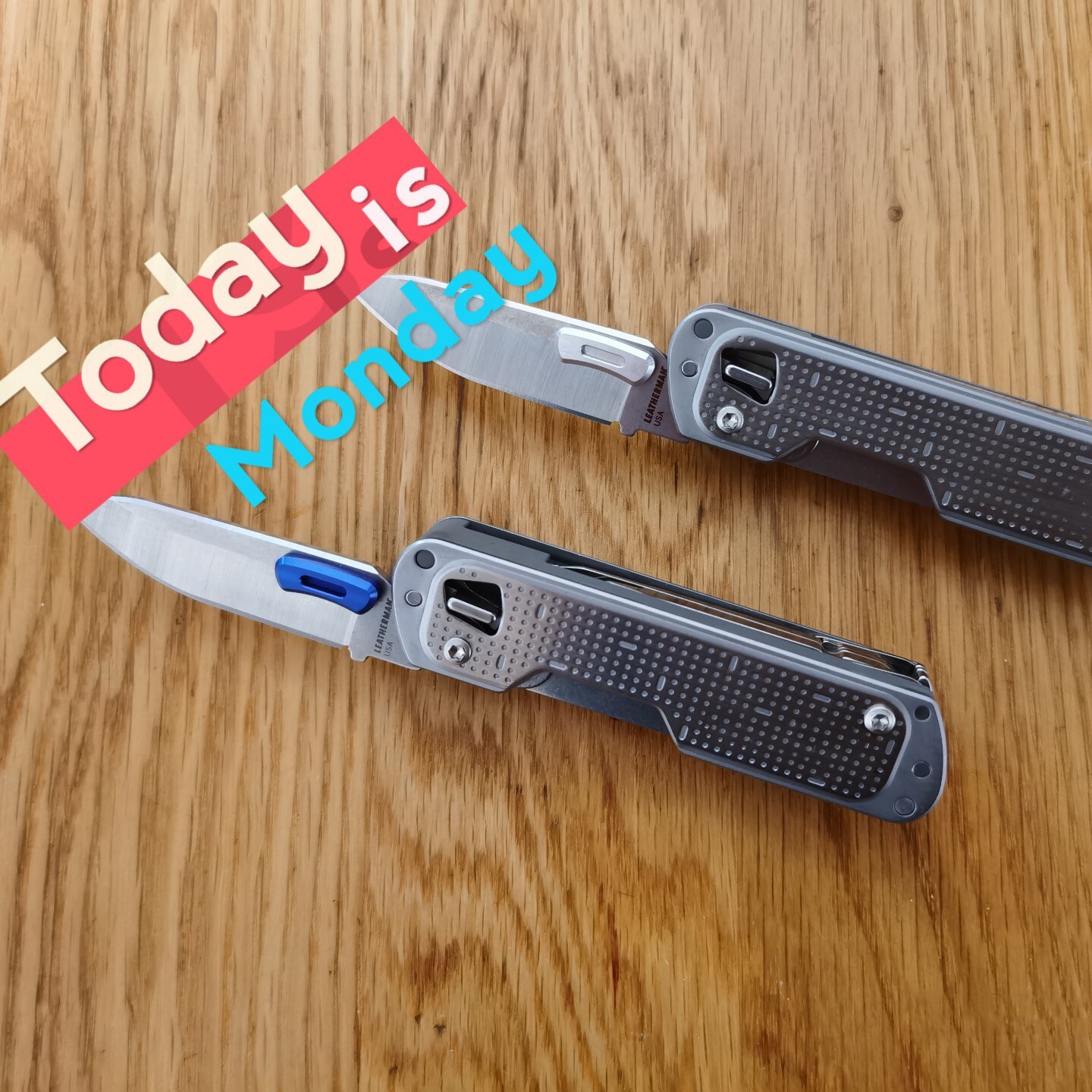 Aluminum Alloy Thumb Grip Easy open push button For Leatherman T2 T4