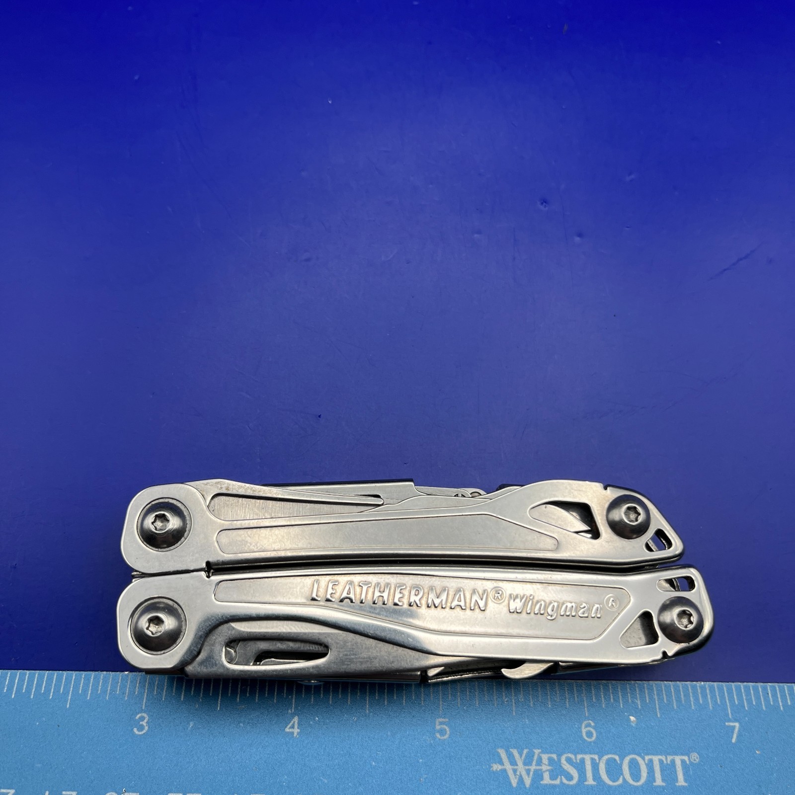 Leatherman Stainless Steel Wingman Multi Tool Scissors Knife Plier