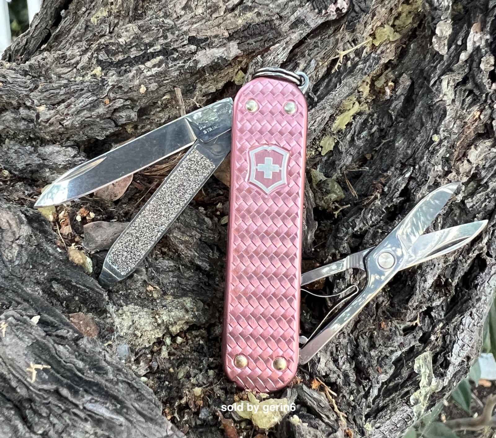 Swiss Army Knife, Classic Gentle Rose Alox, Victorinox 0.6221.405G,NIB