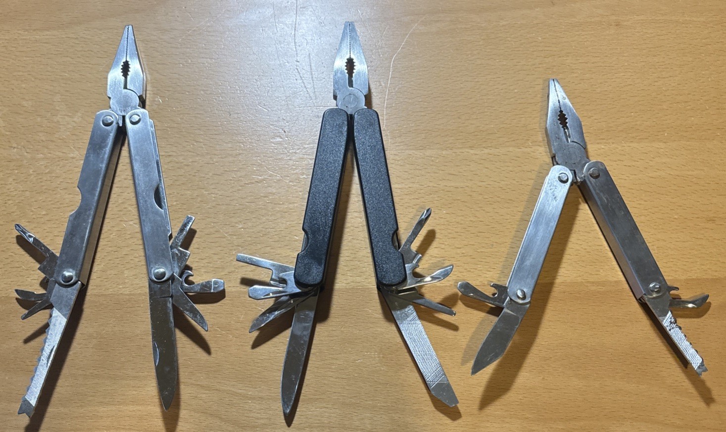 Vintage 3 Stainless Steel Multi Tools