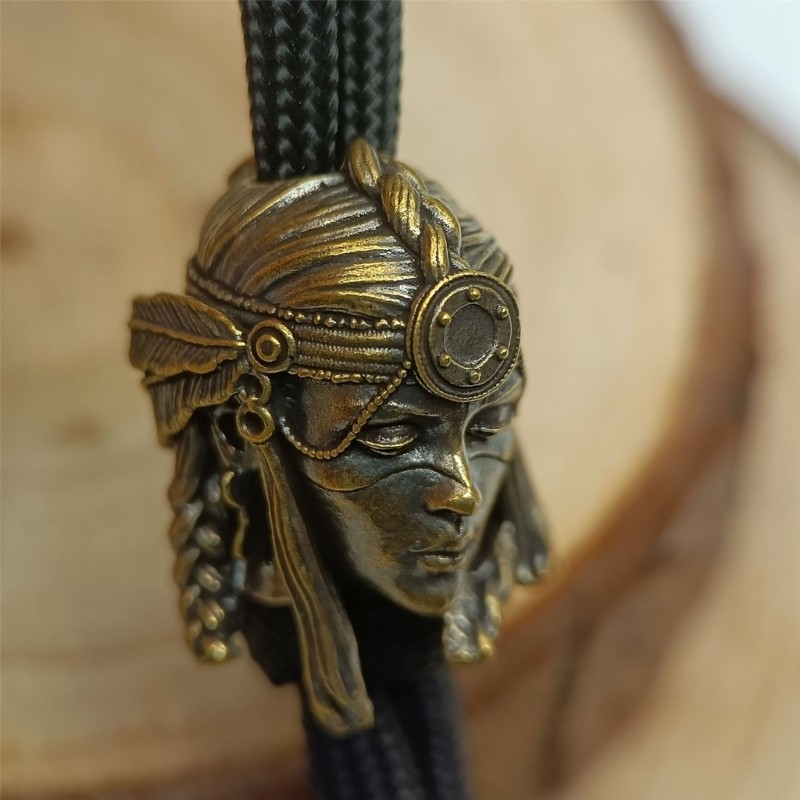 Tribal Female Soldier Lanyard Bead DIY Paracord Beads for Bracelets Pendants