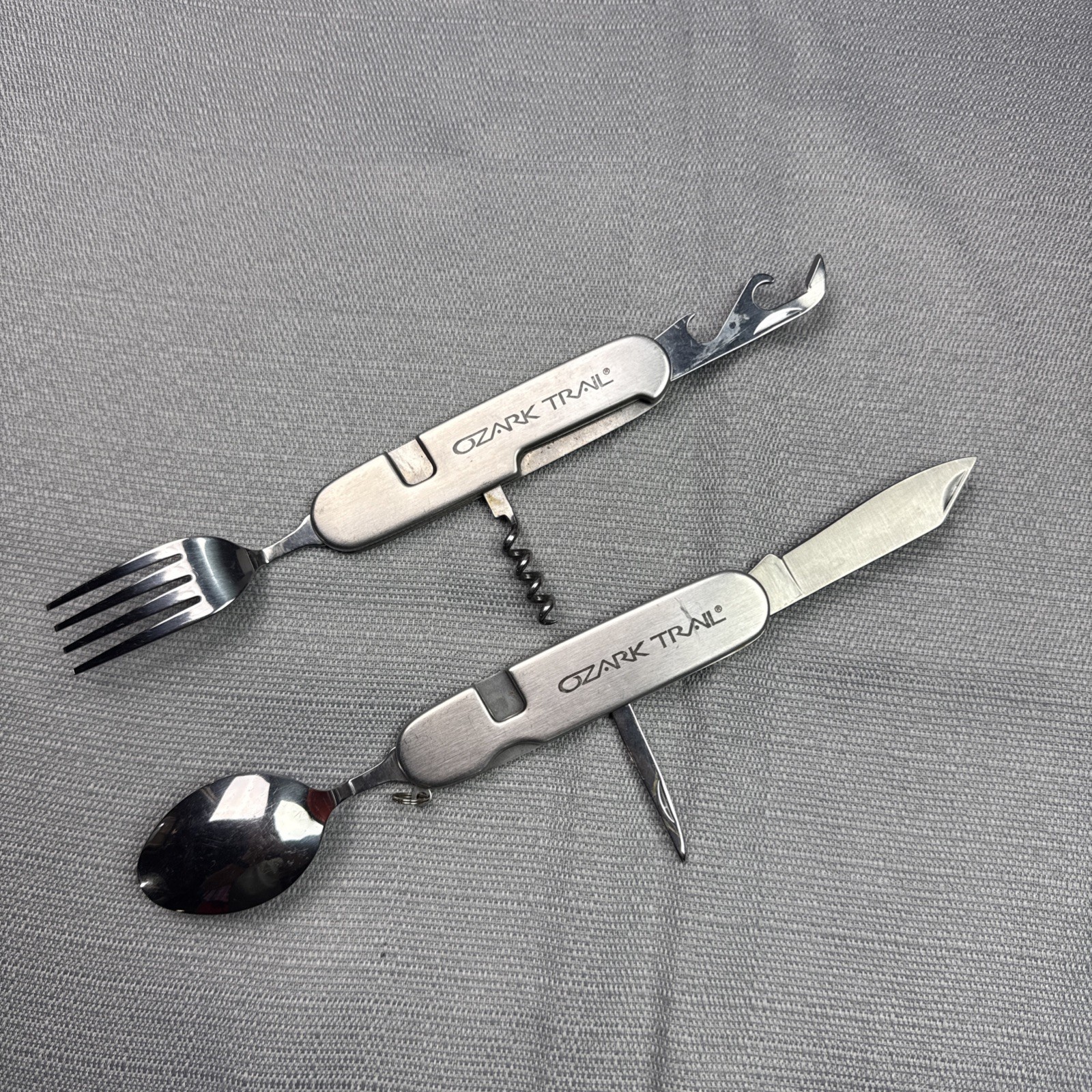 Ozark Trail Multitool Swiss Knife Camping Hiking 6 Folding Tools Stainless Steel