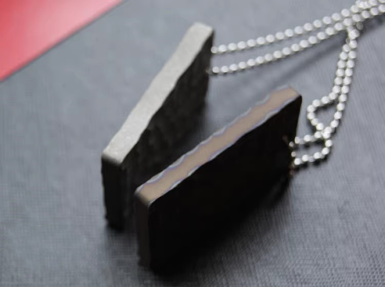 Pure Titanium EDC Necklace Man Necklace Pendant Dog Tag Key chain Decorate Tools