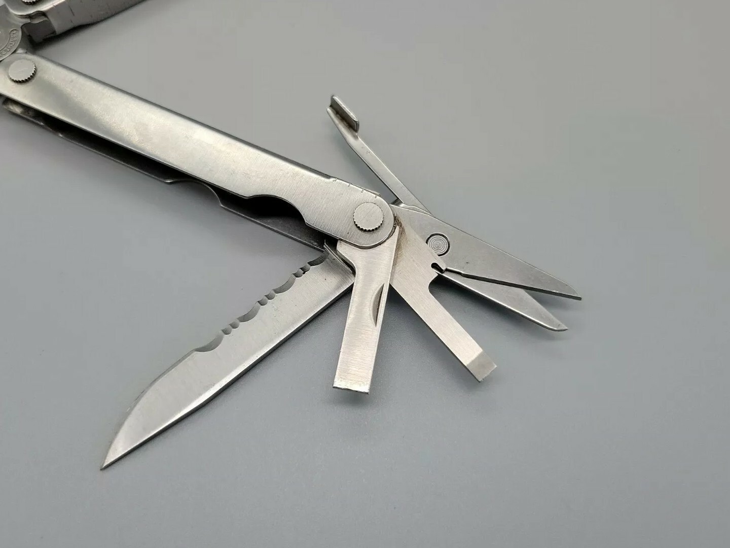 LEATHERMAN PST Multi Tool Scissors Model Dated 0398 – Silver Discontinued USA