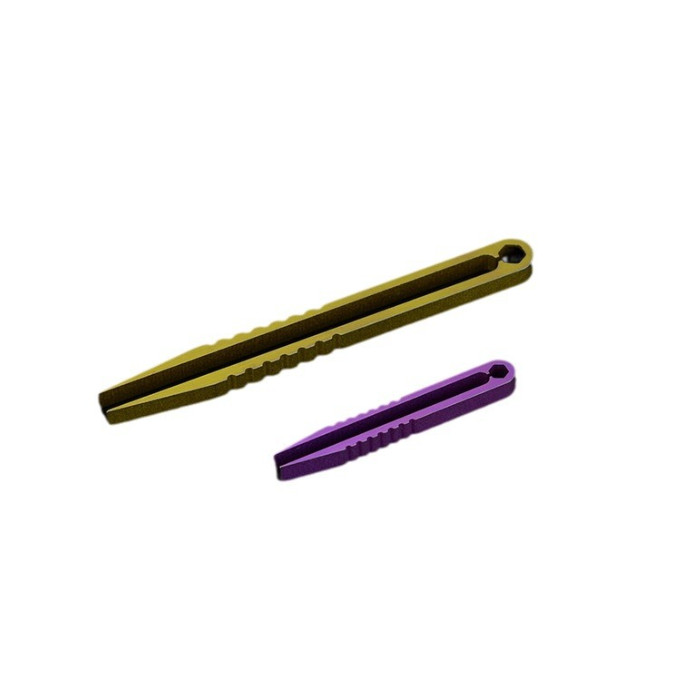 New 1Pc Portable Titanium Alloy Tweezer EDC Survival Camping Outdoor Travel Tool