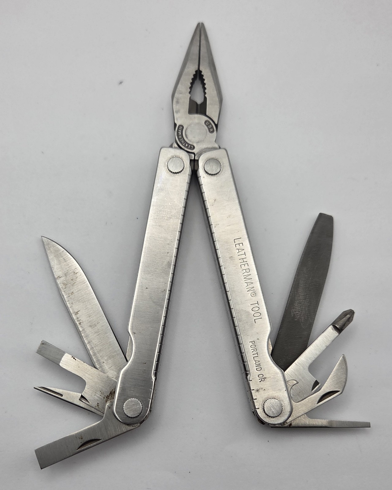Vintage Original Leatherman Multi-Tool Portland OR Made in USA w/Leather Case